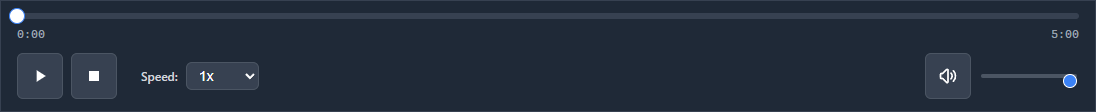 Controls bar