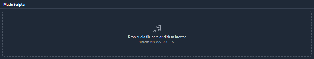 Music Scripter tool