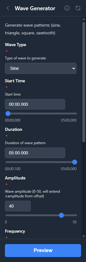 Pattern Generator tool